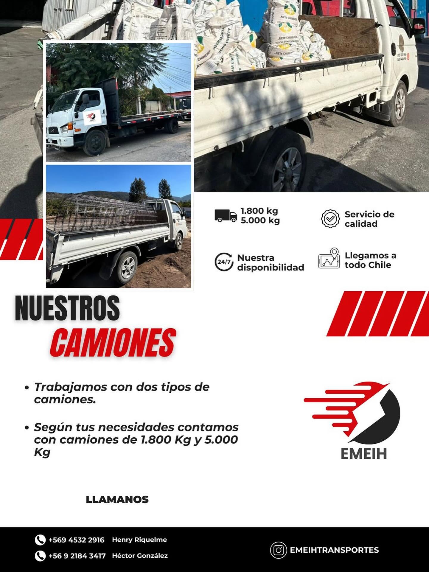Camión EMEIH capacidad 5.000 kg